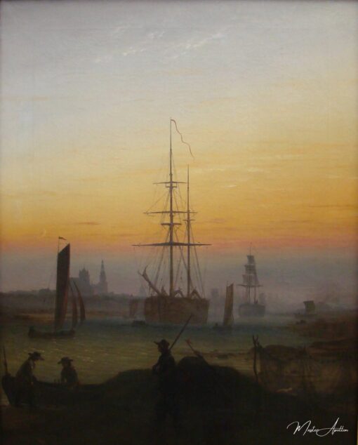 Le Port de Greifswald – Caspar David Friedrich Caspar David Friedrich