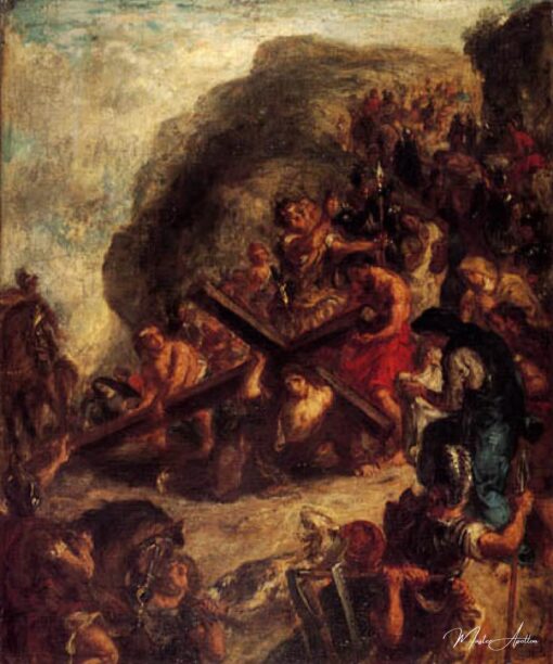 Le port de la croix du Christ – Eugène Delacroix Eugène Delacroix