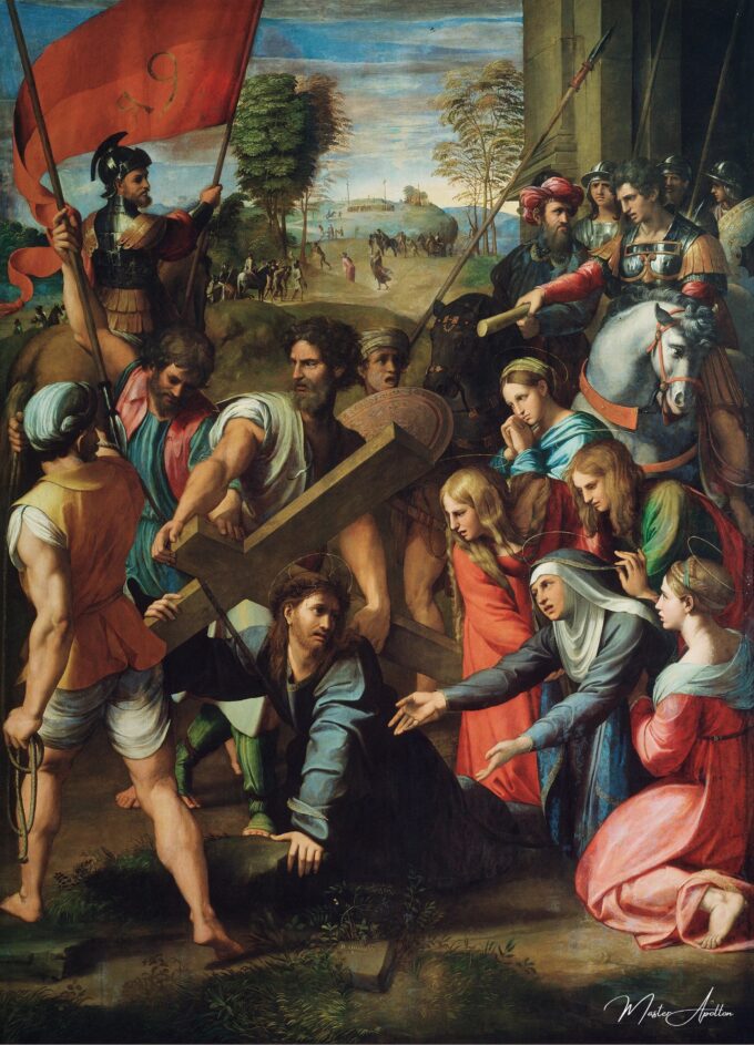 Le port de la croix – Raphaël (peintre) Raffaello Sanzio (Raphaël)