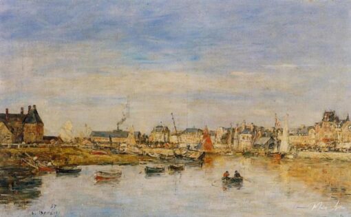 Le port de Trouville – Eugène Boudin Eugène Boudin