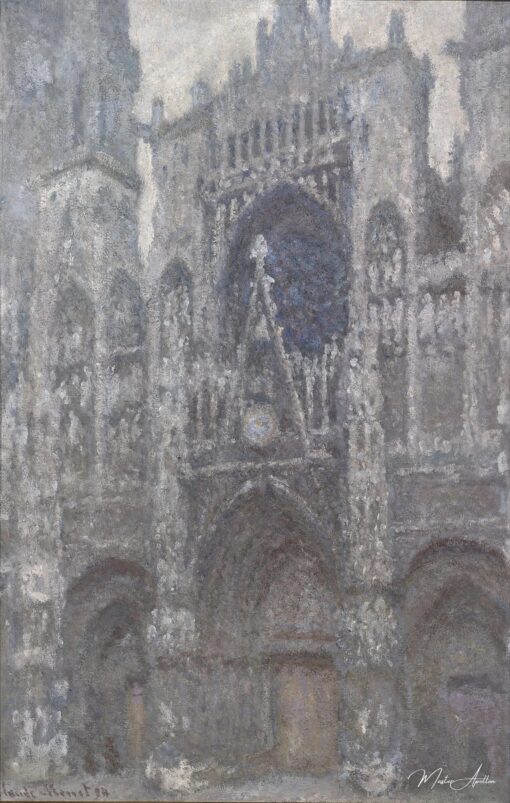 Le Portail (temps gris) (W1321) – Claude Monet Claude Monet
