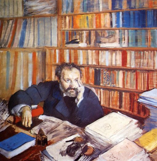 Le Portrait d’Edmond duranty – Edgar Degas Edgar Degas