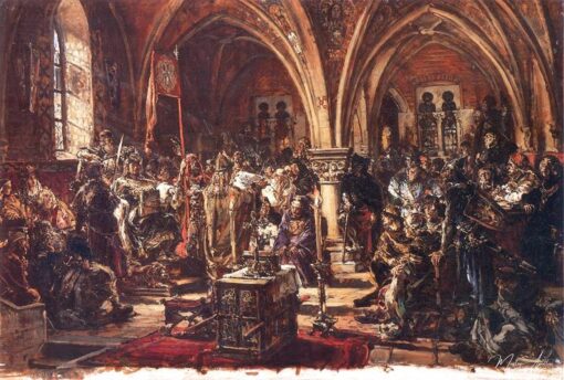 The First Sejm, Recording of laws A D 1182 – Jan Matejko Jan Matejko