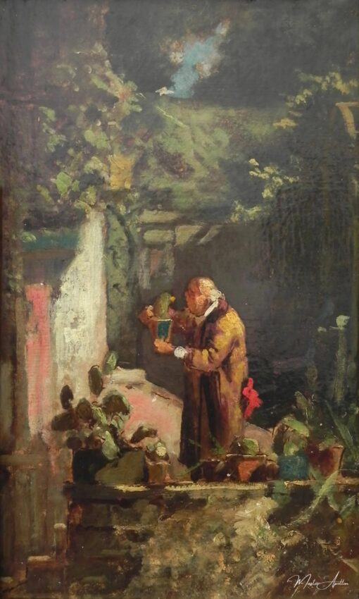 Le Prêtre comme amateur de cactus – Carl Spitzweg Carl Spitzweg
