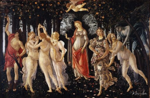 Le printemps – Sandro Botticelli Reproduction de Tableaux Célèbres 2