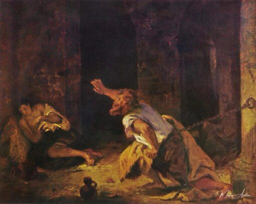 Le Prisonnier de Chillon – Eugène Delacroix Eugène Delacroix