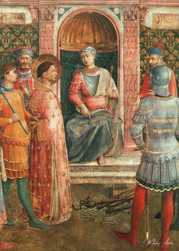 Le procès de Saint Laurent – Fra Angelico Fra Angelico