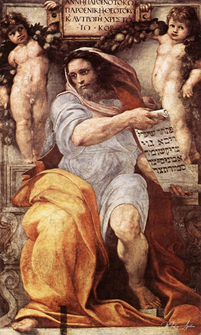 Le prophète Isaïe – Raphaël (peintre) Raffaello Sanzio (Raphaël)