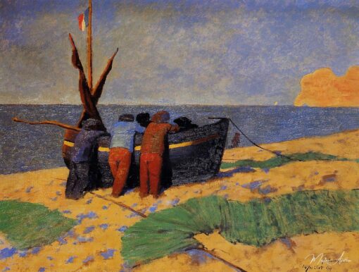 Le Quatorze juillet à Etretat – Félix Edouard Vallotton Félix Vallotton
