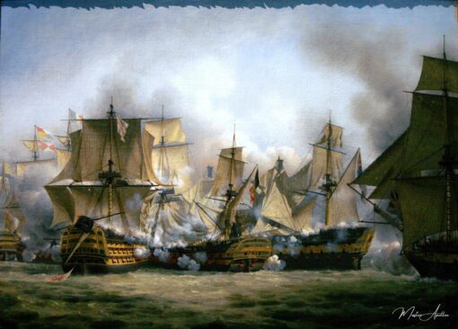 Le redoutable à la bataille de Trafalgar – Louis Philippe Crepin Louis-Philippe Crépin