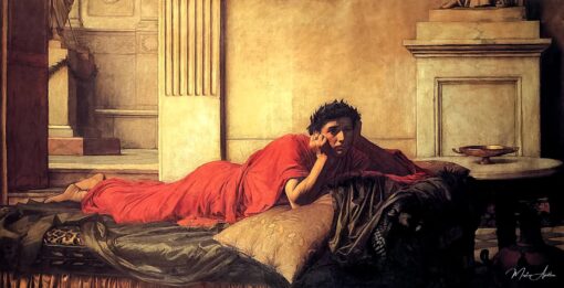Le remords de Néron après le meurtre de sa mère – John William Waterhouse John William Waterhouse