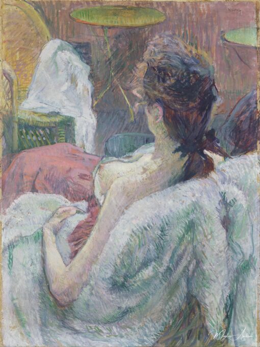 Le repos du modèle – Toulouse Lautrec Henri de Toulouse-Lautrec