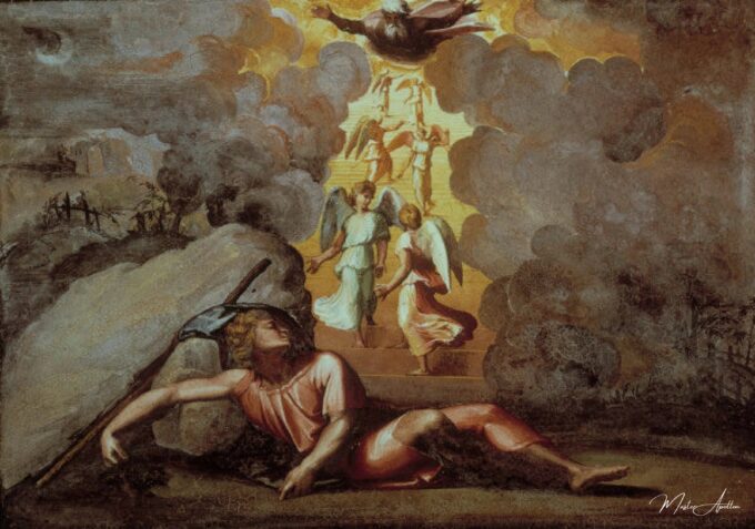 Le rêve de Jacob – Raphaël (peintre) Raffaello Sanzio (Raphaël)