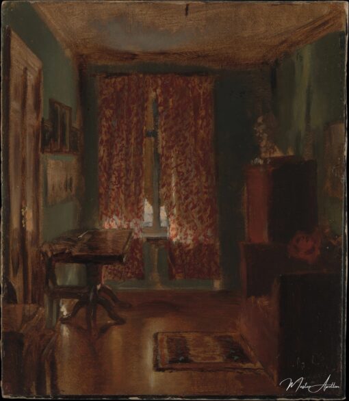 Le salon de l’artiste dans la Ritterstrasse – Adolph von Menzel Adolph von Menzel