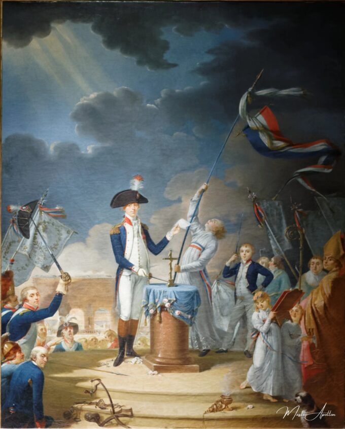 Le serment de Lafayette à la fête de la Fédération – Jacques-Louis David Jacques-Louis David