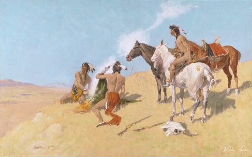Le signal de fumée, 1905 – Frederic Remington Frederic Remington