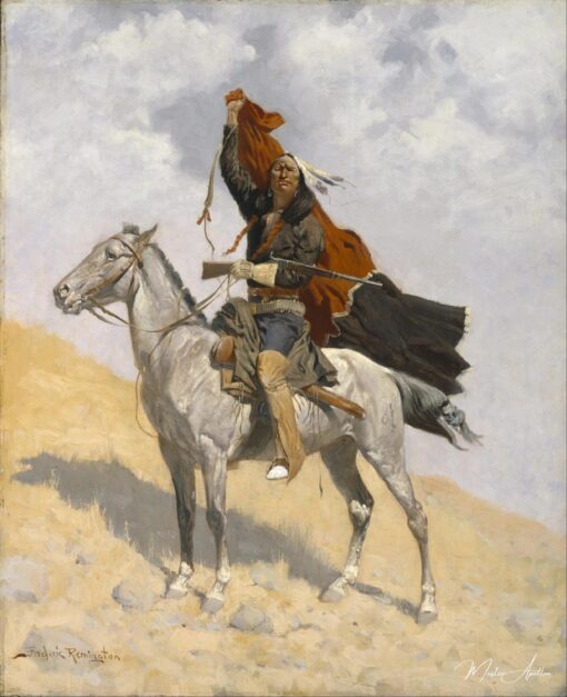 Le signal de la couverture – Frederic Remington Frederic Remington