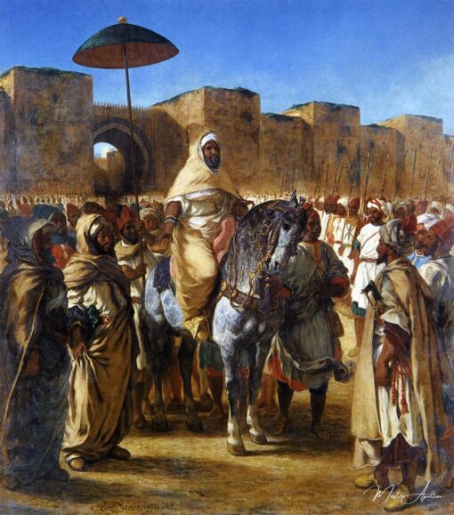 Le Sultan du Maroc – Eugène Delacroix Eugène Delacroix