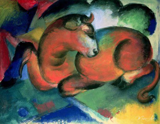 Le taureau rouge – Franz Marc Franz Marc