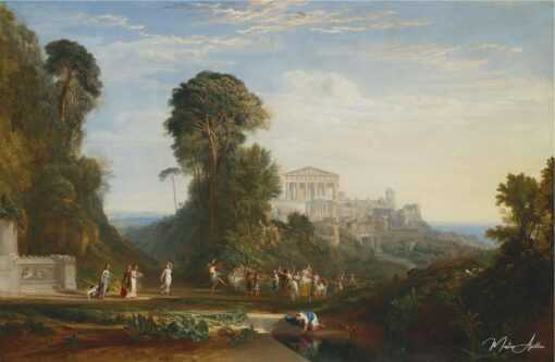 Le Temple de Jupiter Prometheus restauré – William Turner William Turner