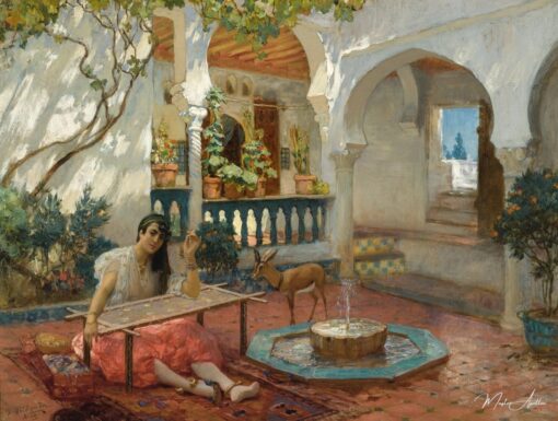 Le Tisseur – Frederick Arthur Bridgman Frederick Arthur Bridgman 2