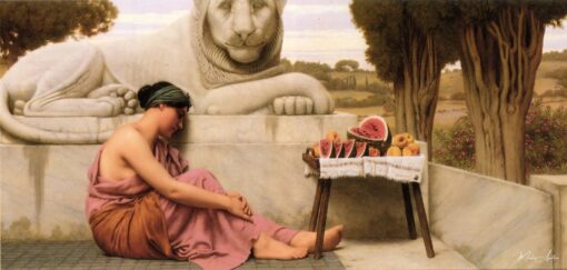 Le vendeur de fruits – John William Godward John William Godward