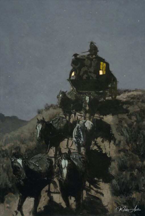 Le vieux coach de scène des plaines – Frederic Remington Frederic Remington