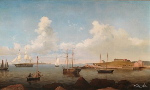 Le vieux fort et l’île Ten Pound, Gloucester – Fitz Henry Lane Fitz Henry Lane