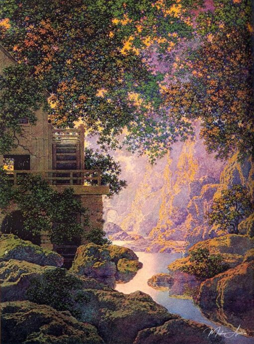 Le vieux Glen Mil – Maxfield Parrish Maxfield Parrish 2