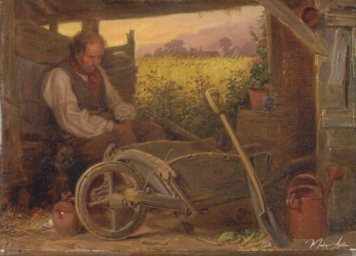 Le vieux jardinier – Briton Rivière Briton Rivière