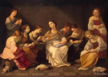 Education of the Virgin – Guido Reni Guido Reni