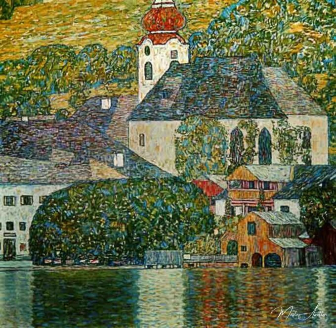 L’église de St Wolfgang – Gustav Klimt Gustav Klimt