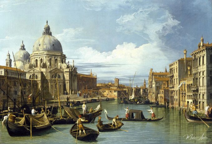 L’Embouchure du Grand Canal, Venise – Giovanni Antonio Canal Giovanni Antonio Canal