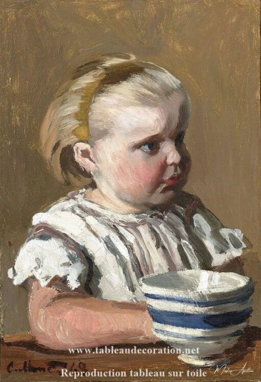 L’Enfant a la tasse – Tableau Monet Claude Monet