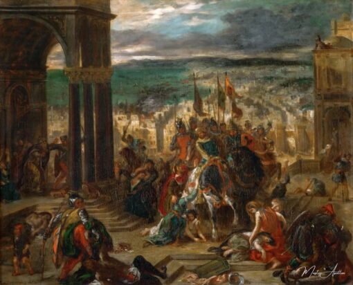 L’entrée des croisés à Constantinople – Eugène Delacroix Eugène Delacroix