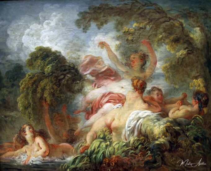 Les baigneuses – Jean-Honoré Fragonard Jean-Honoré Fragonard