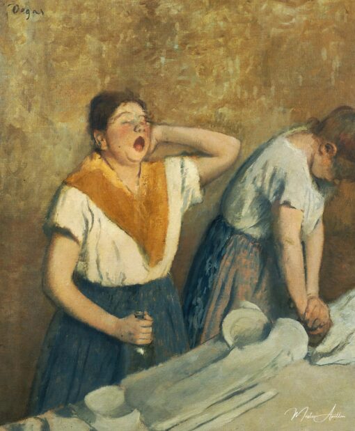 Les blanchisseuses (Le repassage) – Edgar Degas Edgar Degas