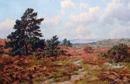 Les collecteurs de fougères à Fittleworth Common, Sussex – Edward Wilkins Waite Edward Wilkins Waite