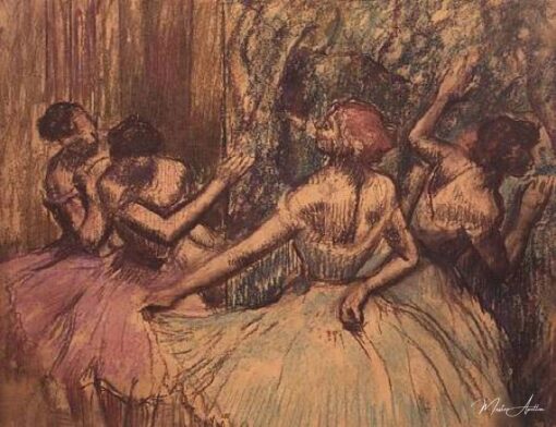 Les danseurs dans les ailes – Edgar Degas Edgar Degas