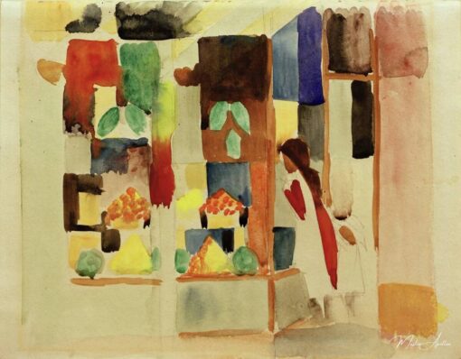 Les enfants chez le marchand de légumes I – August Macke August Macke