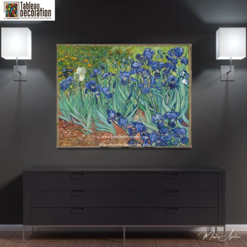 Les Iris – Van Gogh Reproduction de Tableaux Célèbres 3