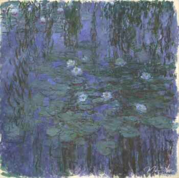 Les Nymphéas bleus – Claude Monet Claude Monet