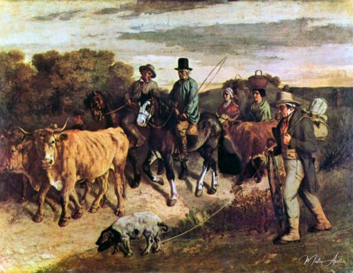 Les paysans de Flagey revenant de la foire – Gustave Courbet Gustave Courbet 2