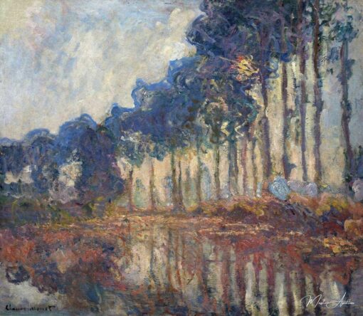 Les Peupliers, automne – Claude Monet Claude Monet