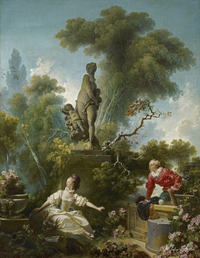 Les Progrès de l’amour : Le rendez-vous – Jean-Honoré Fragonard Jean-Honoré Fragonard