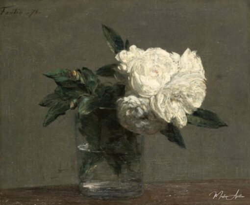 Les roses – Henri Fantin-Latour Henri Fantin-Latour