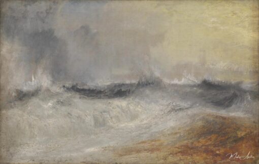 Les vagues se brisent contre le vent – William Turner William Turner 2