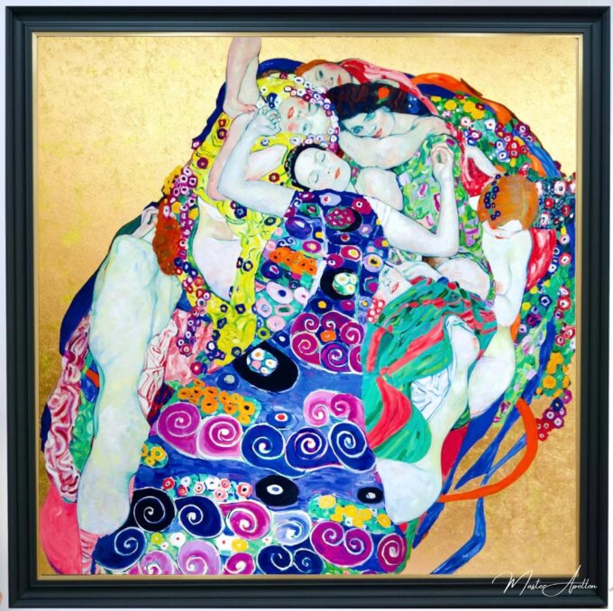 Les Vierges – Une Œuvre Réimaginée de Gustav Klimt par Master Apollon | 200 x 200 cm La Galerie d'art en ligne art gallery 5