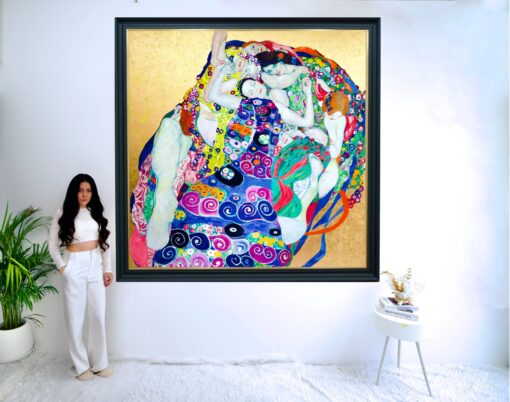 Les Vierges – Une Œuvre Réimaginée de Gustav Klimt par Master Apollon | 200 x 200 cm La Galerie d'art en ligne art gallery 4