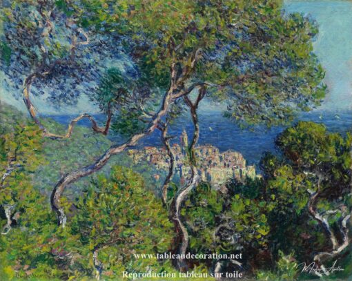 Les Villas à Bordighera – Tableau connu Monet Claude Monet